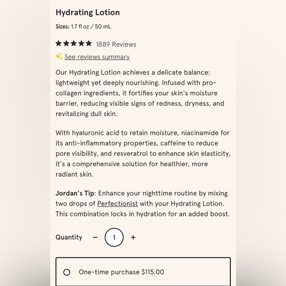 Barefaced Hydrating Lotion - sealed NWT - Picture 7 of 7